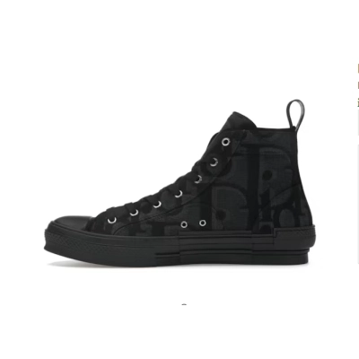 Dior B23 High-Top Sneaker Black Maxi Dior Oblique Jacquard 3SH126ZXX_H969 01