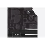 Dior B23 High-Top Sneaker Black Maxi Dior Oblique Jacquard 3SH126ZXX_H969