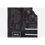 B23 High-Top Sneaker Black Maxi Dior Oblique Jacquard 3SH126ZXX_H969