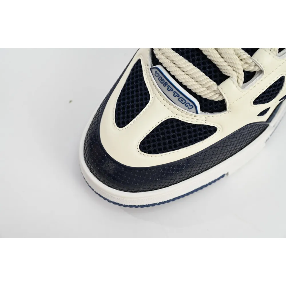 【FLASH SALE】Louis Vuitton LV Skate Sneaker Marine White 1AARRL