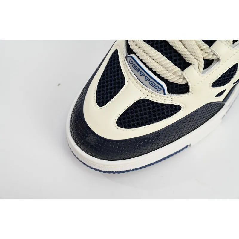【FLASH SALE】Louis Vuitton LV Skate Sneaker Marine White 1AARRL