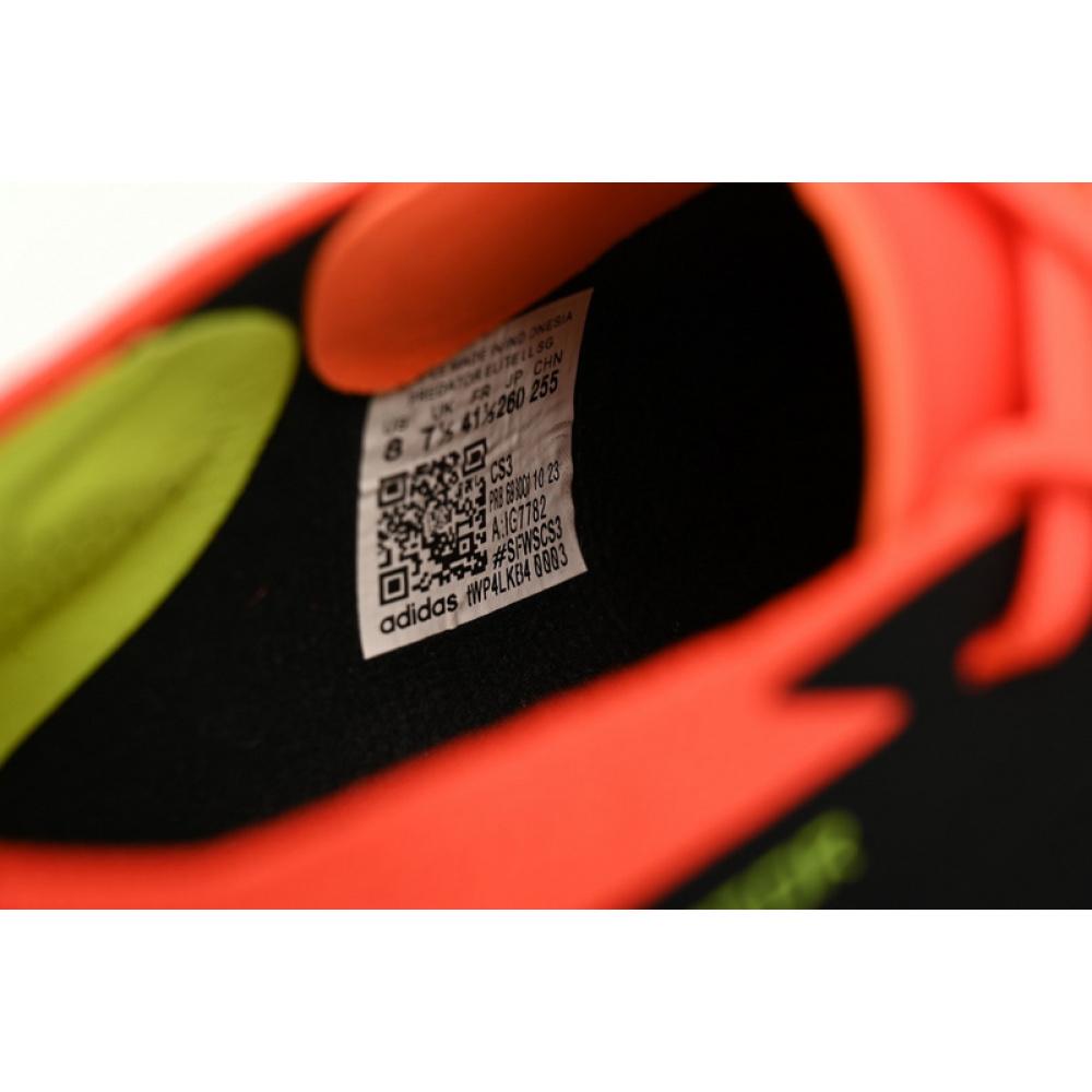 Adidas Predator Mutator 20.1 Low Black And White IG7782（With laces）