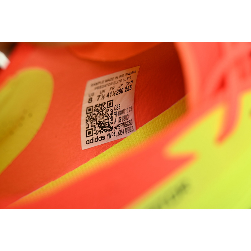 Adidas Predator Mutator 20.1 Low Black Yellow IG1803（With laces）