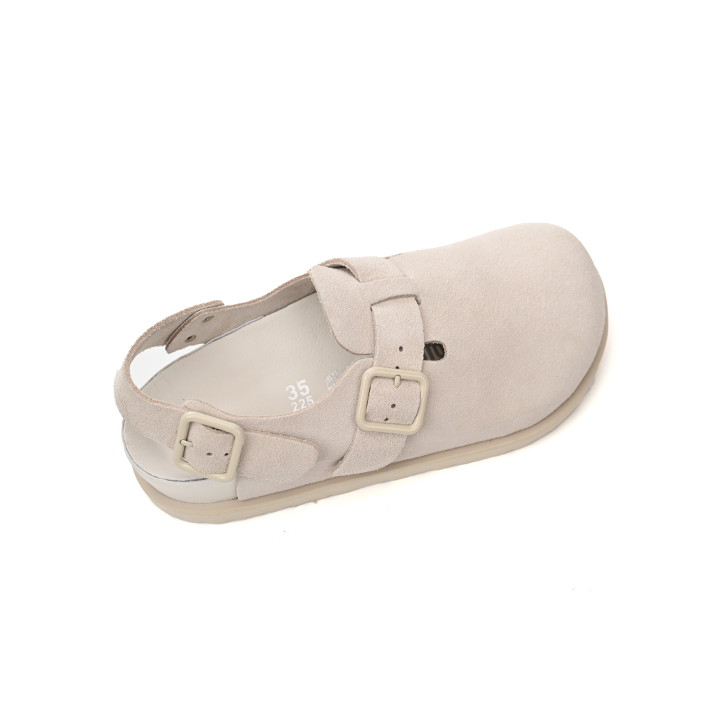 Birkenstock 1774 III Tokio Suede Leather Bone 1025962