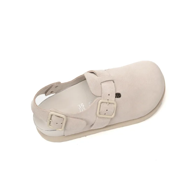 Birkenstock 1774 III Tokio Suede Leather Bone 1025962