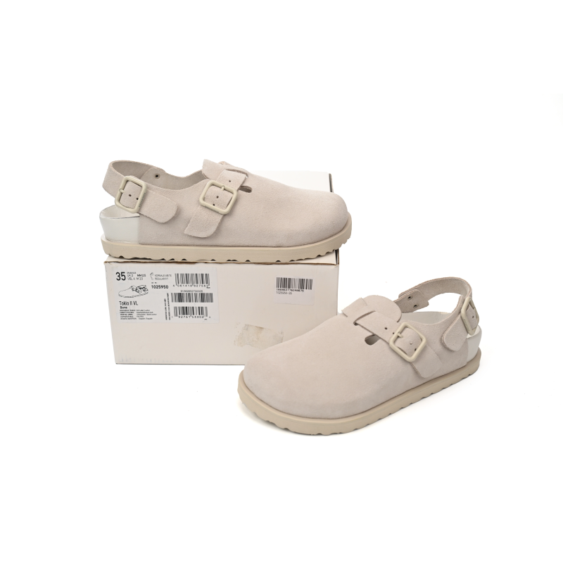 Birkenstock 1774 III Tokio Suede Leather Bone 1025962