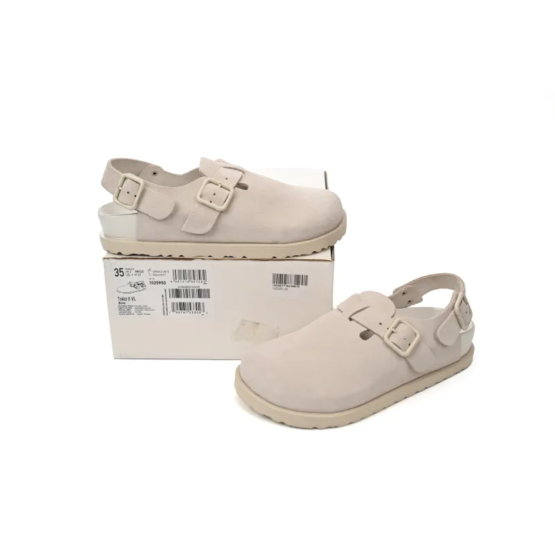 Birkenstock 1774 III Tokio Suede Leather Bone 1025962