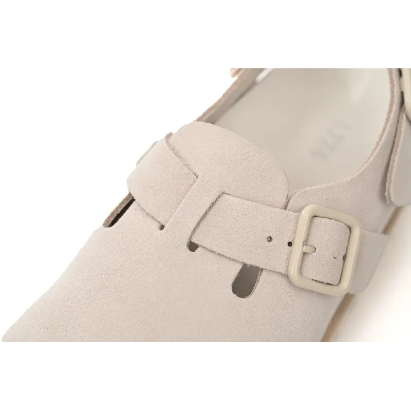 Birkenstock 1774 III Tokio Suede Leather Bone 1025962