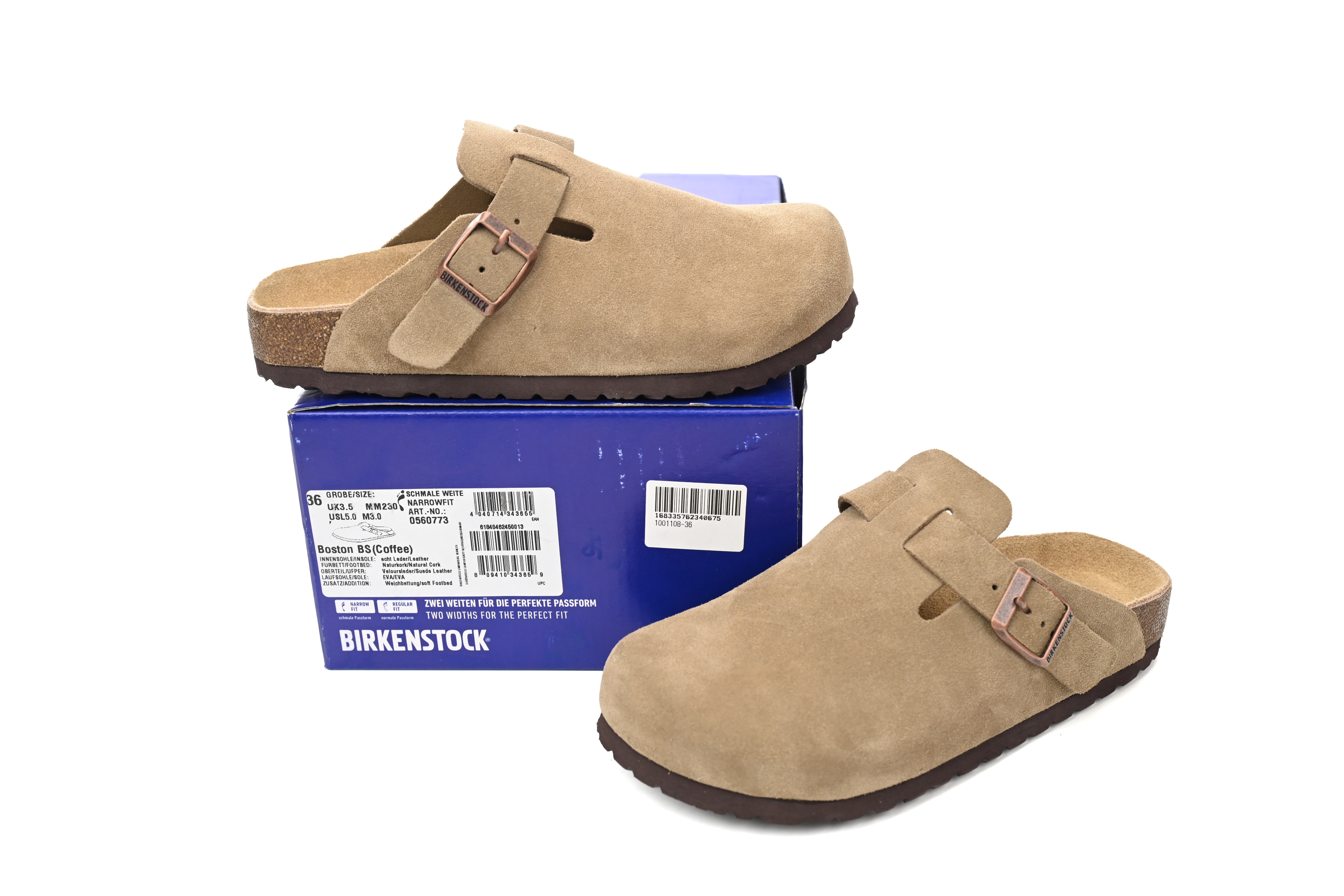 Birkenstock Boston Soft Footbed Beige 0112574