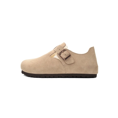 Birkenstock London Shearling Kith Faded Khaki 1023801 01