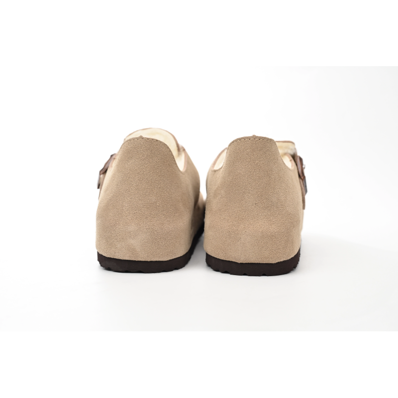 Birkenstock London Shearling Kith Faded Khaki 1023801