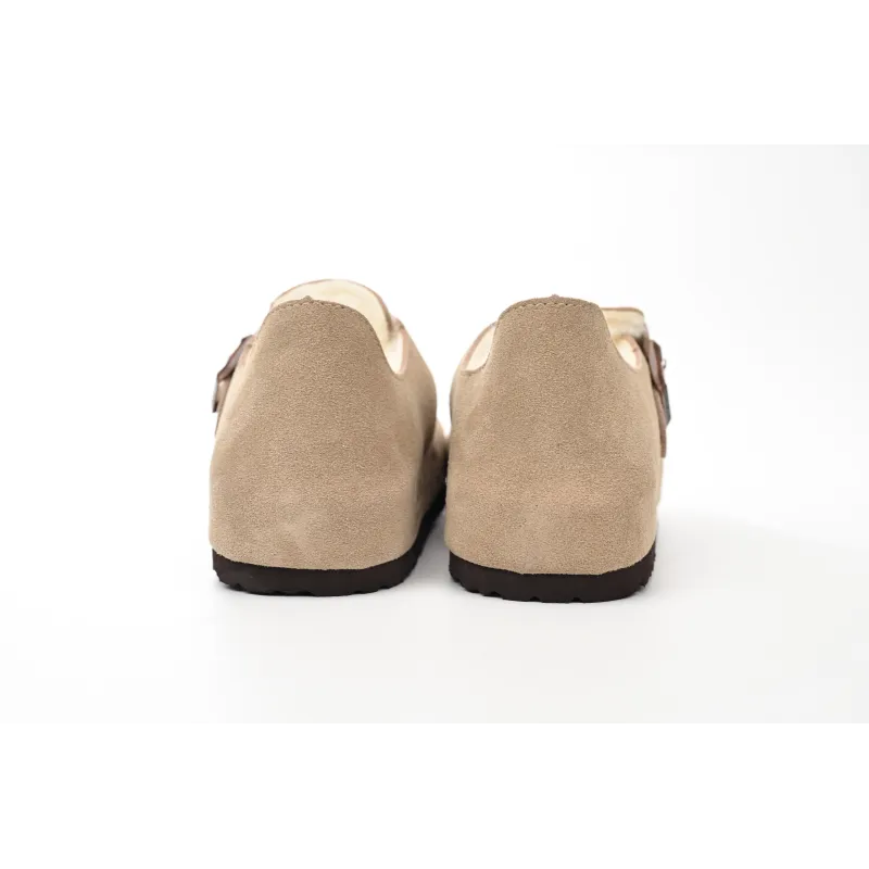 Birkenstock London Shearling Kith Faded Khaki 1023801