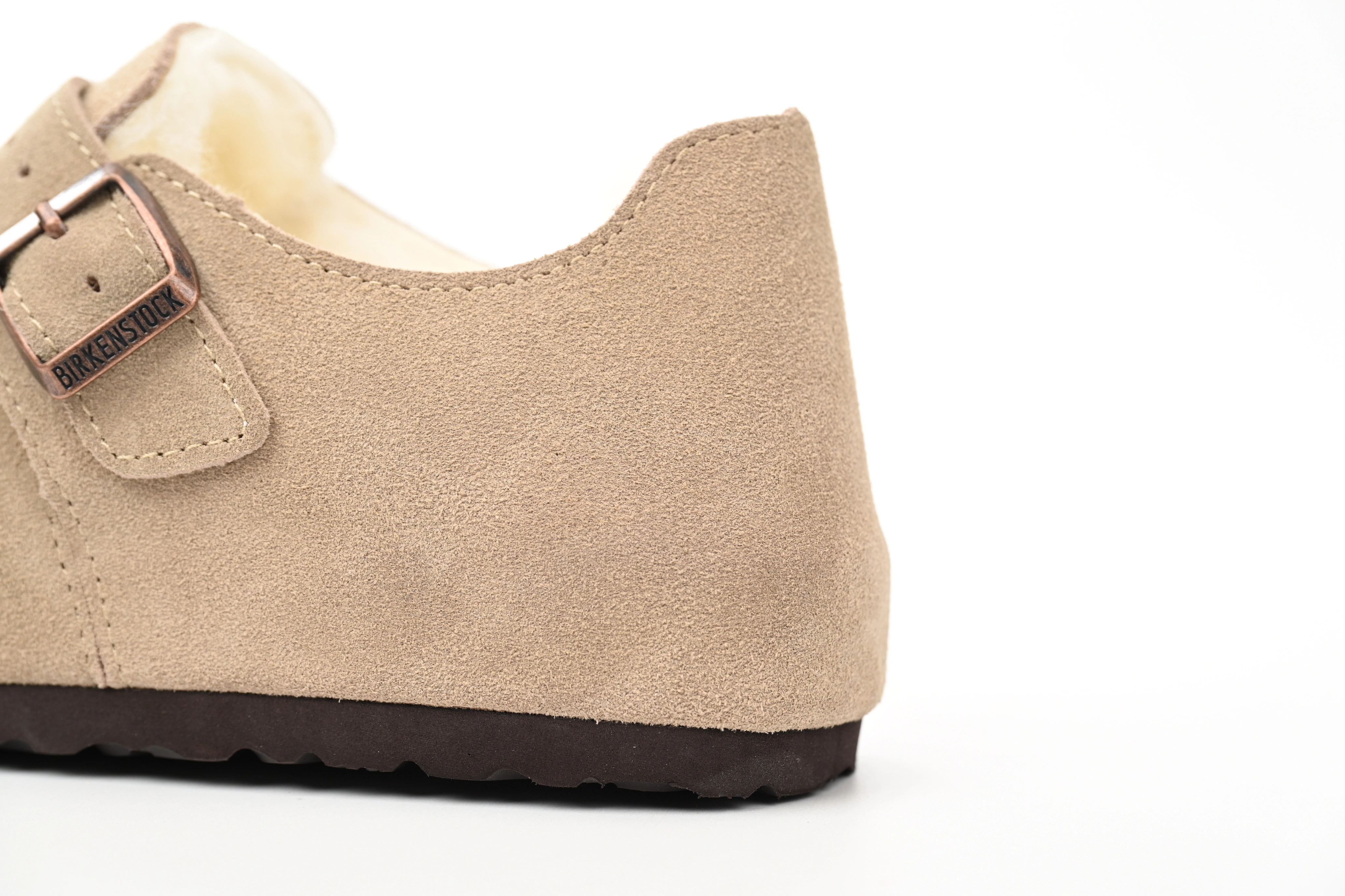 Birkenstock London Shearling Kith Faded Khaki 1023801