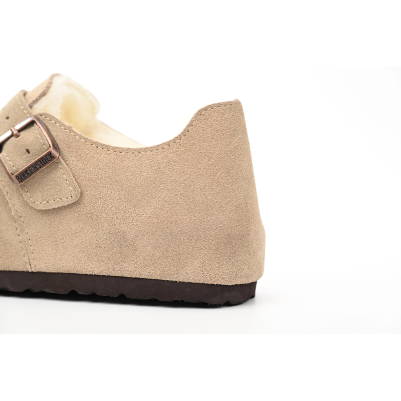 Birkenstock London Shearling Kith Faded Khaki 1023801
