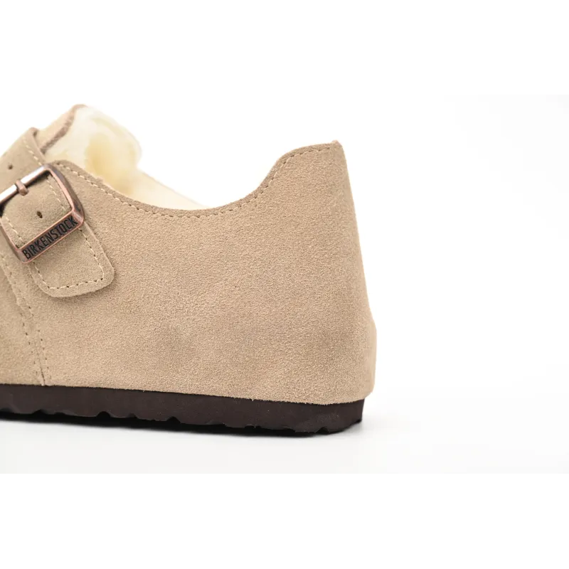 Birkenstock London Shearling Kith Faded Khaki 1023801