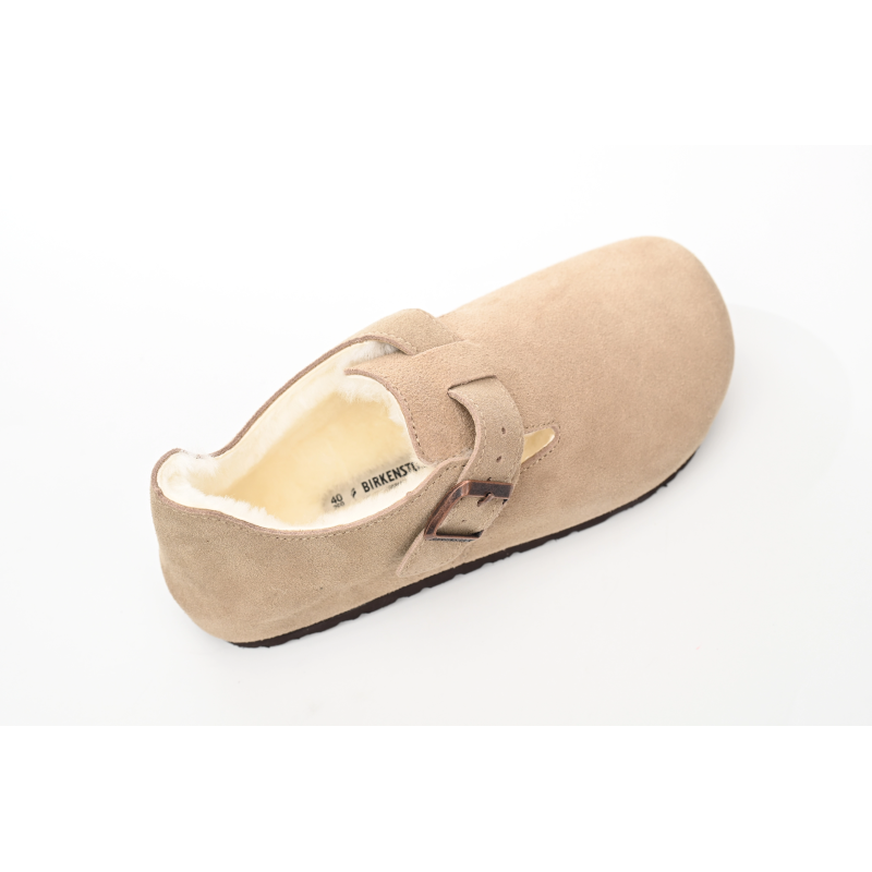 Birkenstock London Shearling Kith Faded Khaki 1023801
