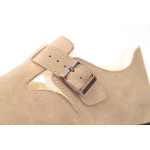 Birkenstock London Shearling Kith Faded Khaki 1023801