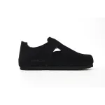 Birkenstock London Shearling Suede Leather Black 1014960
