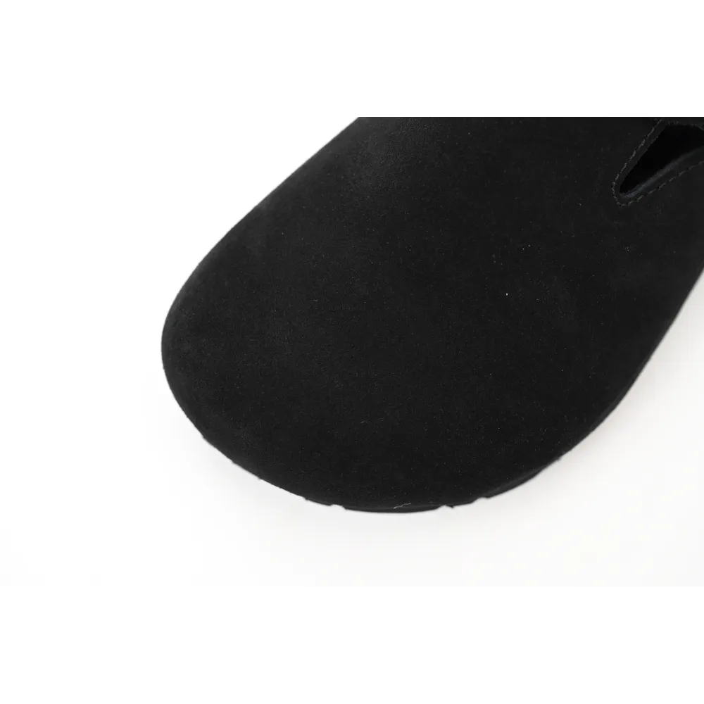 Birkenstock London Shearling Suede Leather Black 1014960