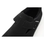 Birkenstock London Shearling Suede Leather Black 1014960