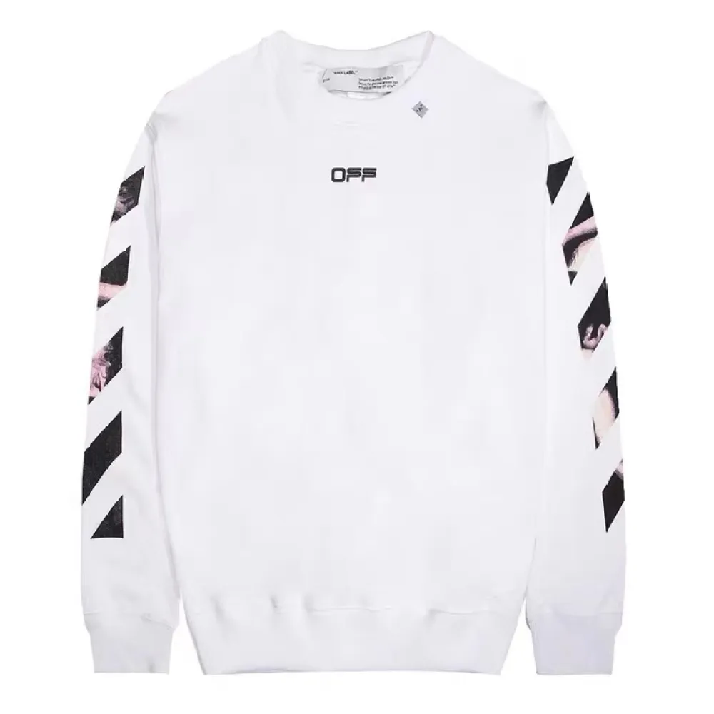 off white angel religious crew neck sweatshirt p95
