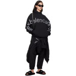 BALENCIAGA Black 'Bal.com' Hoodie