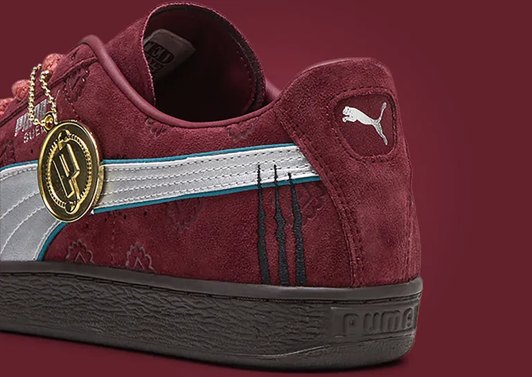 PUMA x ONE PIECE Suede Wine Red