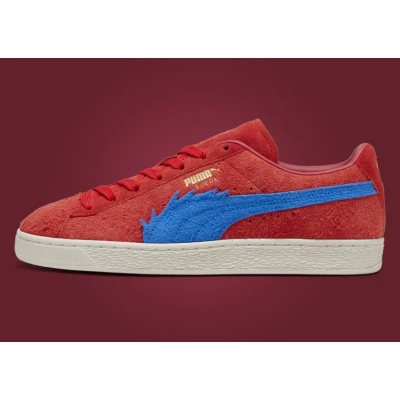 PUMA x ONE PIECE Suede Red 01