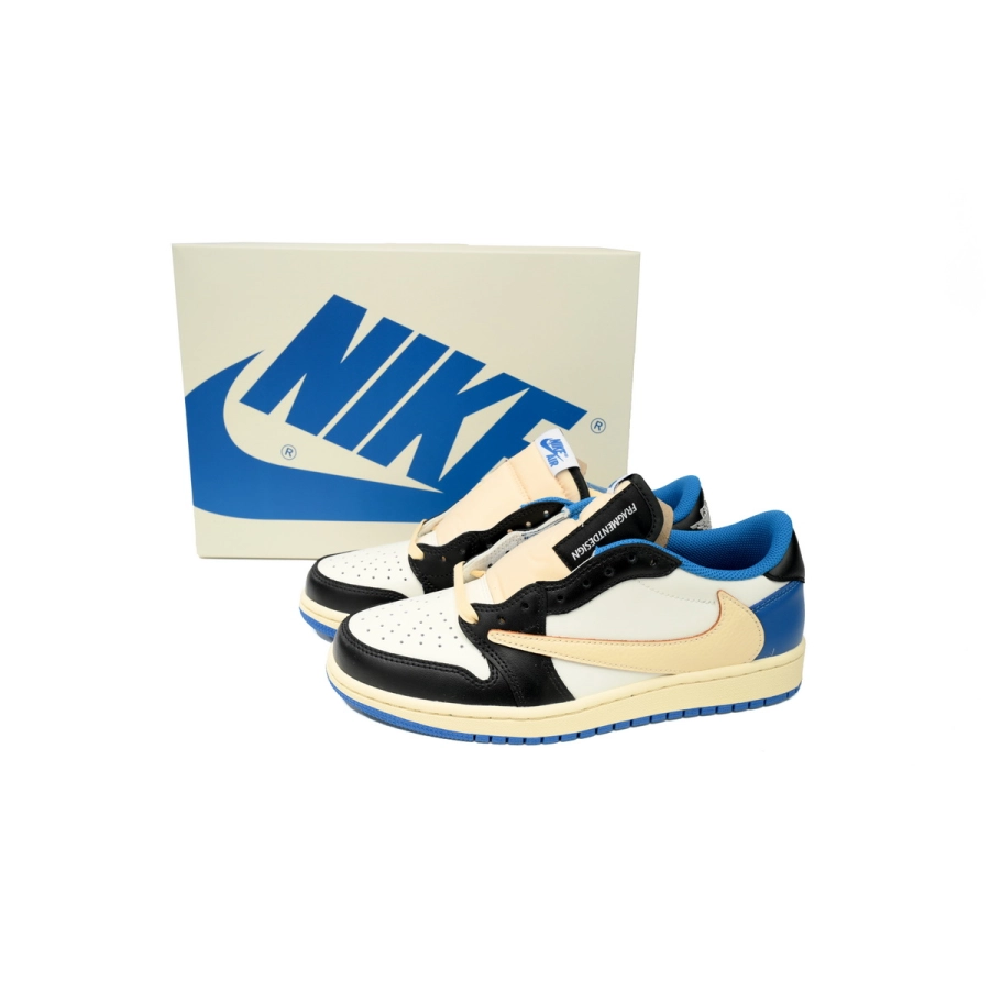 【$59 High Cost Effective】Air Jordan 1 Retro Low OG SP Fragment x Travis Scott DM7866-140
