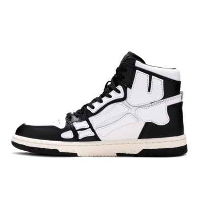 AMIRI Skel Top Hi Black White Black W0F22499NL 01