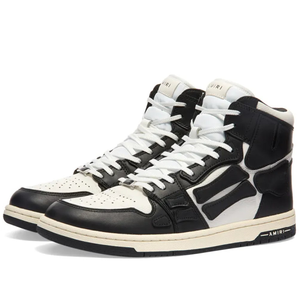AMIRI Skel Top High Black MFS002-004