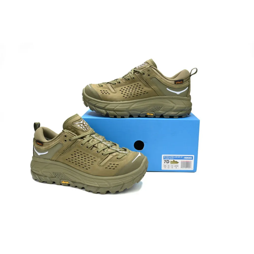 hoka one one tor ultra low army green 1105689-btol