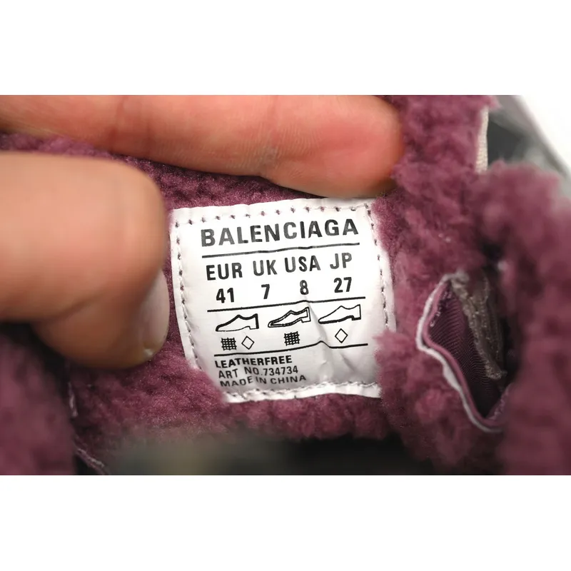 Balenciaga 3XL Purple Ice Velvet 734734 W3XL2 1269