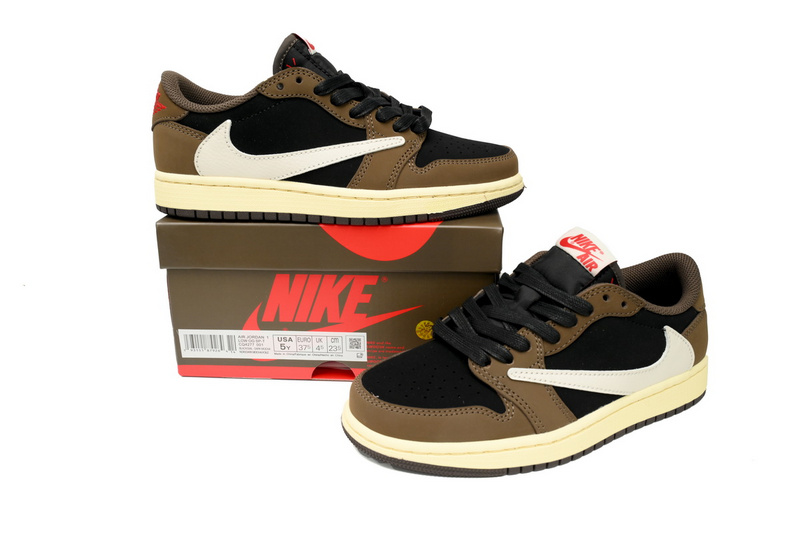 【$59 High Cost Effective】Air Jordan 1 Retro Low OG SP Travis Scott Mocha CQ4277-001