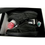 【$59 High Cost Effective】Air Jordan 1 Retro Low OG SP Travis Scott Black Phantom DM7866-001
