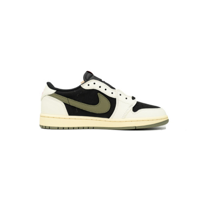 【$59 High Cost Effective】Air Jordan 1 Retro Low OG SP Travis Scott Olive DZ4137-106 02