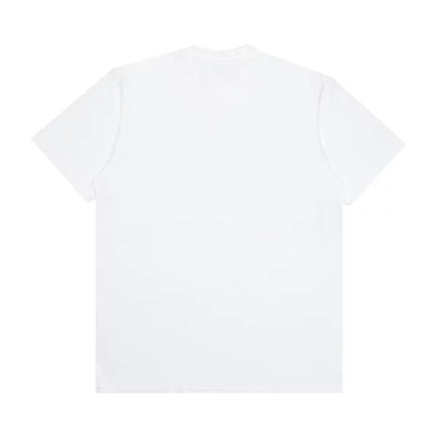 Supreme Burberry Box Logo Tee White T Shirt 02