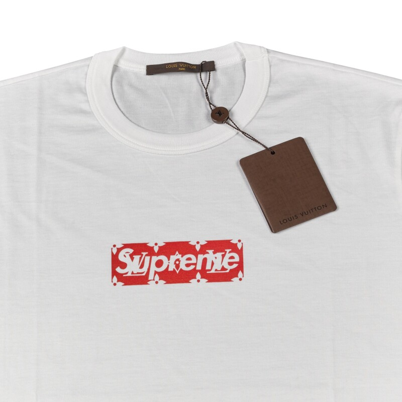 Supreme x Louis Vuitton Box Logo Tee White T Shirt