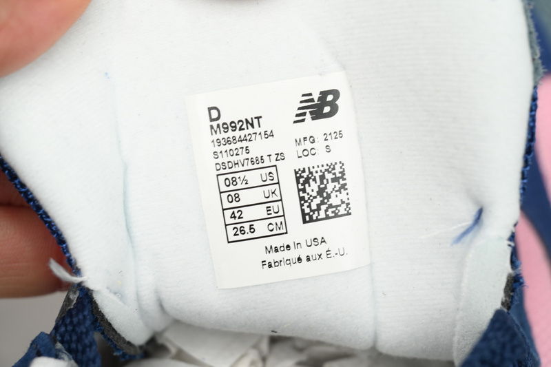 New Balance 992 Blue Green Pink M992NT