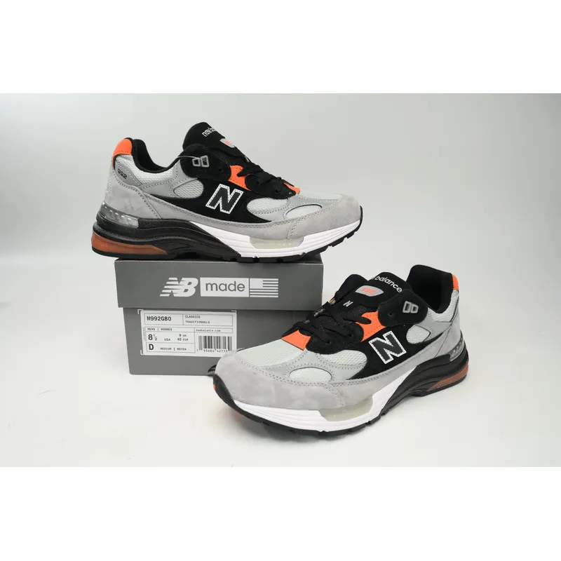 New Balance 992 Gray Orange M992GBO