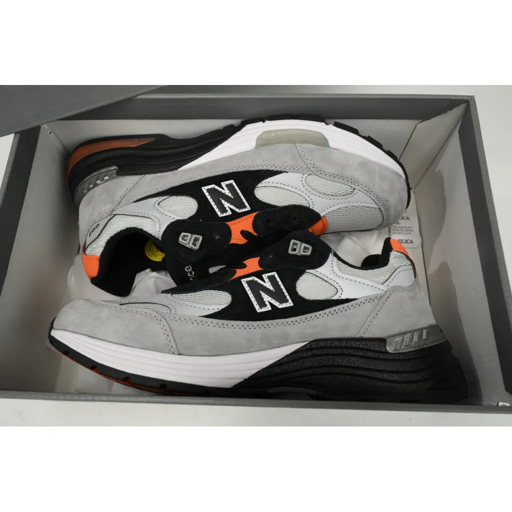 new balance 992 gray orange m992gbo