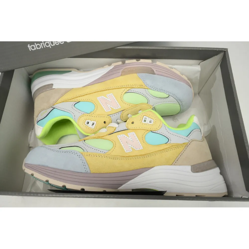 New Balance 992 Yellow Green Powder M992AB