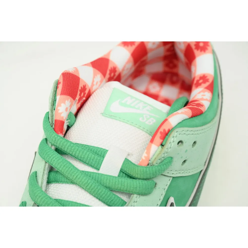 pk god batch nike sb dunk low concepts seaweed green lobster bv1310-303