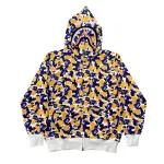 BAPE ABC Camo Japanese Trendy Camou Flage Shark Hoodie