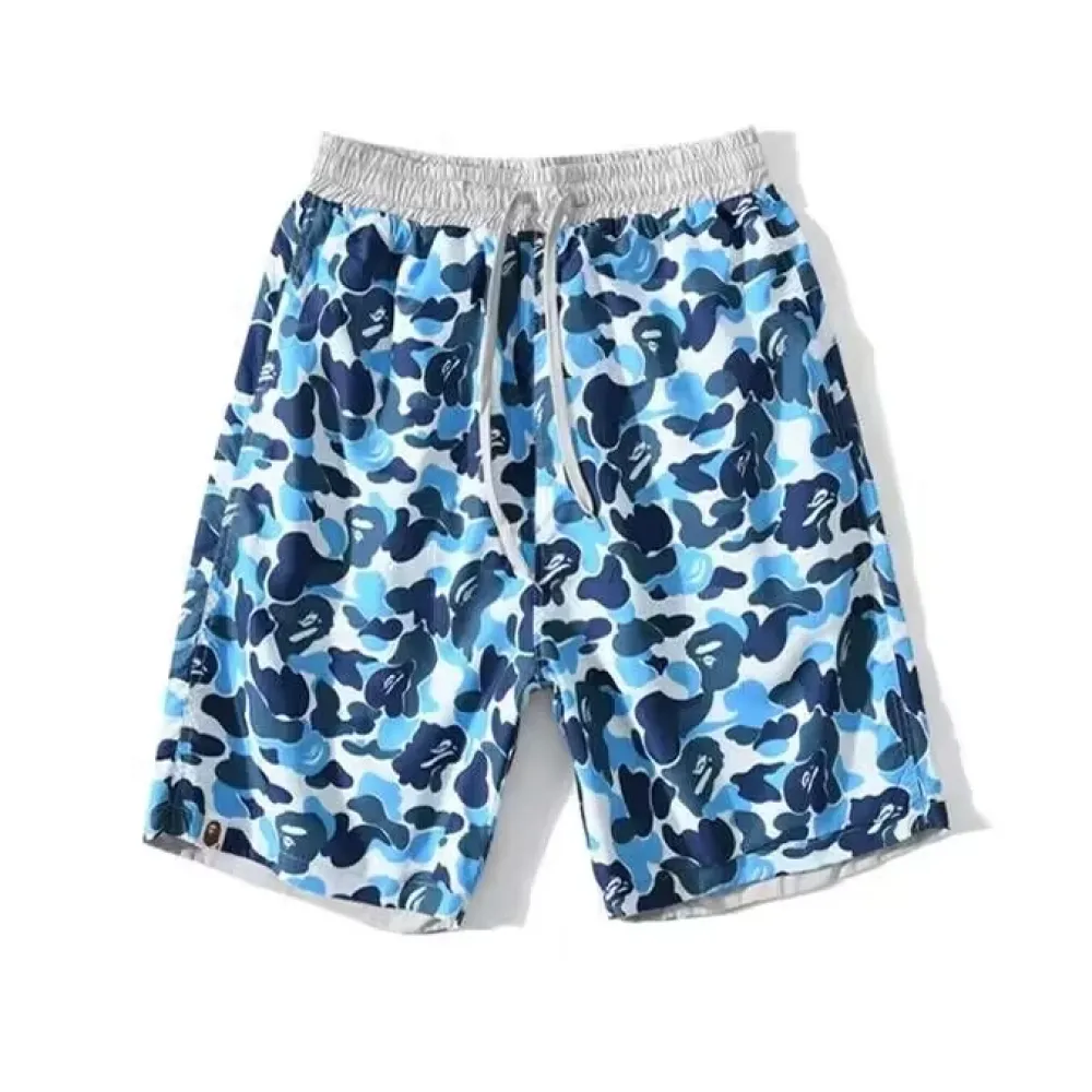 bape fashion camouflage shorts