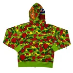 BAPE Sta Camo Shark Full Zip Hoodie Green