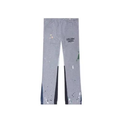 Gallery Dept. Painted Flare Sweat Pants Heather Grey 01