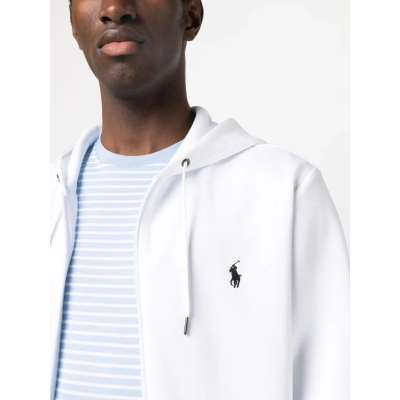 Polo Ralph Lauren Polo Pony Cotton Blend Cardigan White 02