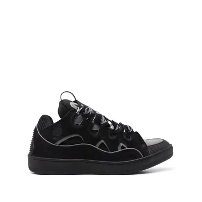 Lanvin Curb Sneaker Black Grey FM-SKRK11-REFL-P2210 02