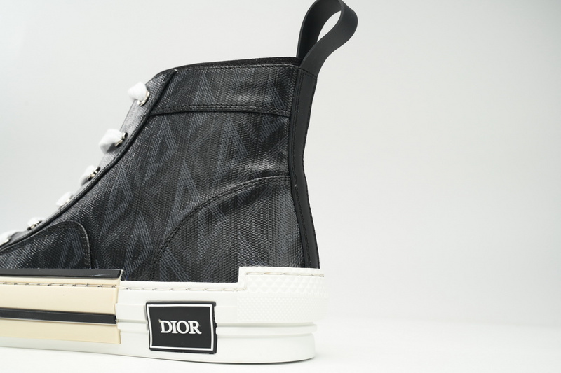 Dior B23 High Top Black CD Diamond 3SN272ZIR 16536